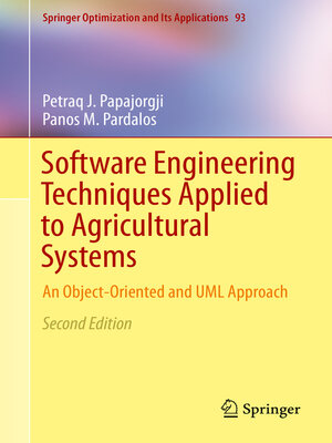 cover image of Software Engineering Techniques Applied to Agricultural Systems